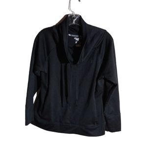 Champion Powertrain Duofold Warm CTRL Pullover Sweatshirt Black Women's Medium